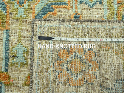 Oushak Oushak hand-knotted wool rug in Brown, 5' x 7'1" — SKU O077017 (view 7)