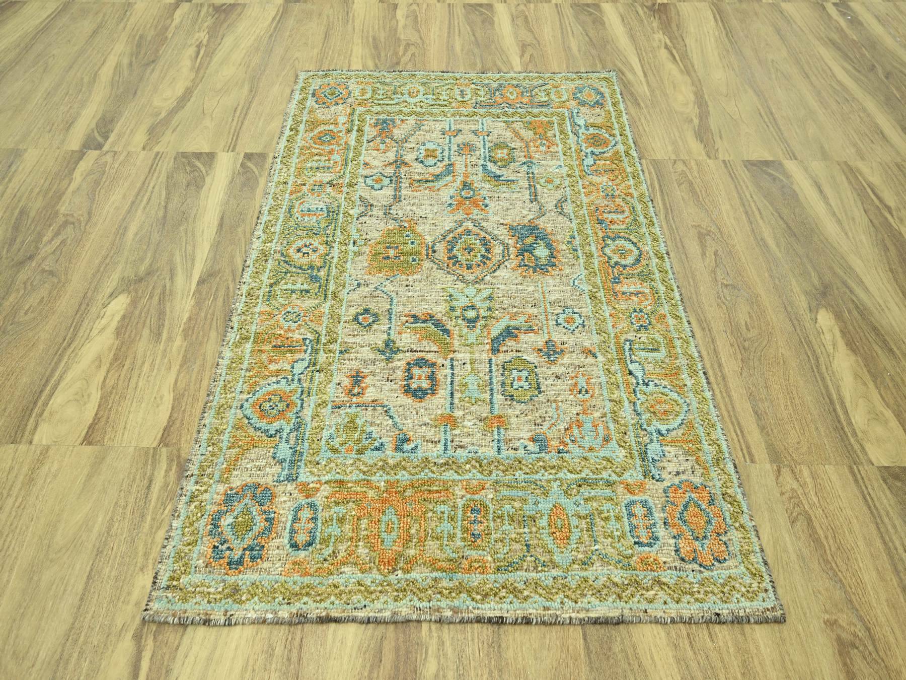 Oushak Oushak hand-knotted wool rug in Brown, 5' x 7' — SKU O077018 (view 2)
