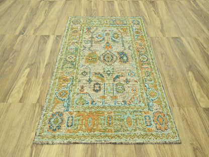 Oushak Oushak hand-knotted wool rug in Brown, 5' x 7' — SKU O077018 (view 2)