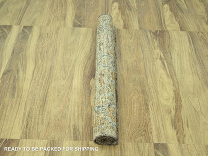 Oushak Oushak hand-knotted wool rug in Brown, 4'2" x 6'1" — SKU O077019 (view 5)