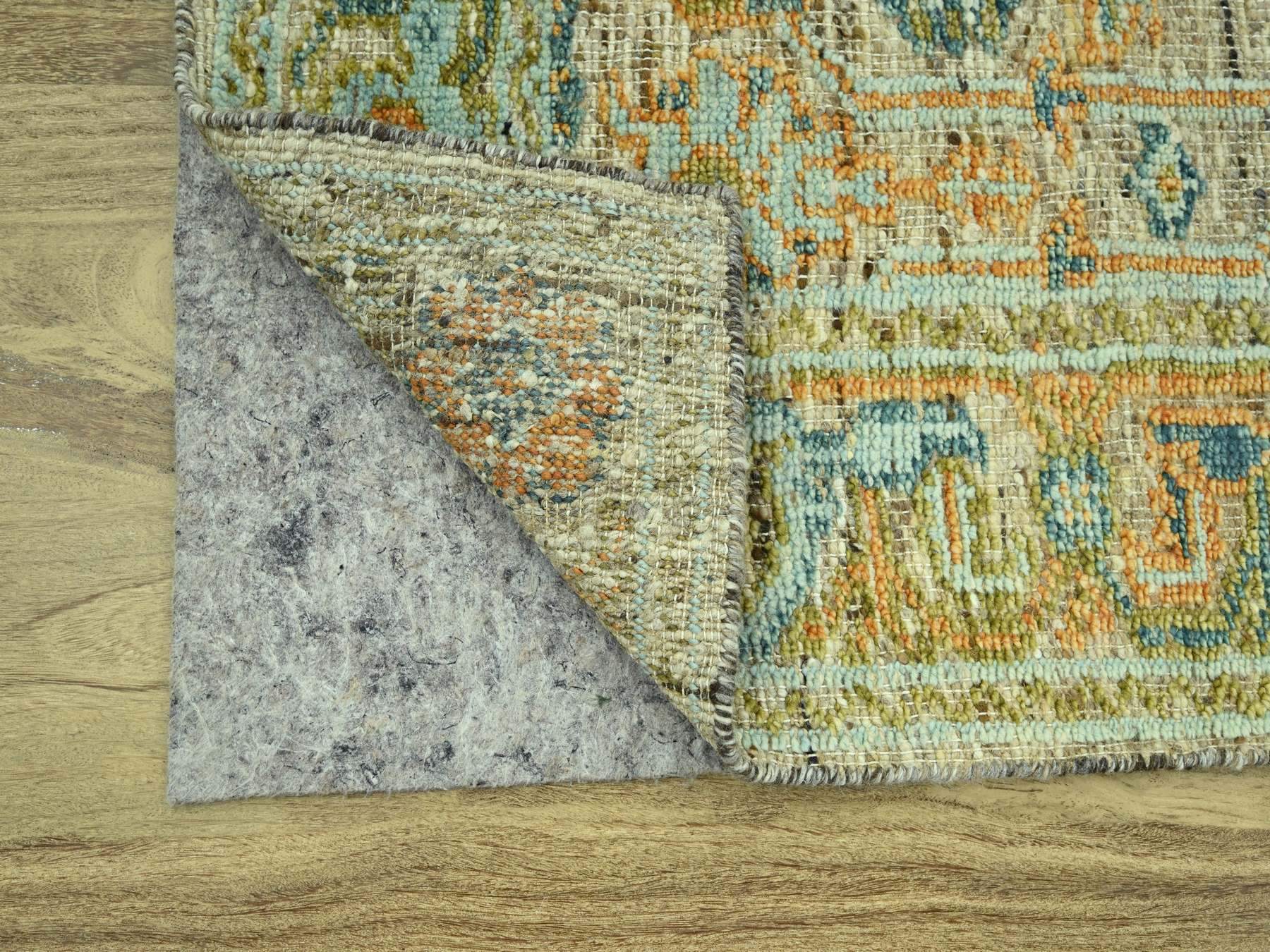 Oushak Oushak hand-knotted wool rug in Brown, 4'1" x 6'1" — SKU O077020 (view 3)