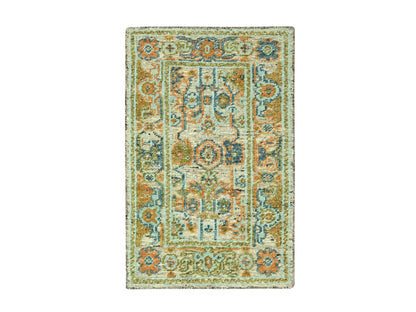 Oushak Oushak hand-knotted wool rug in Brown, 3'3" x 5' — SKU O077021