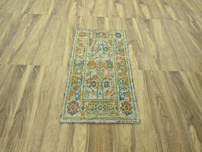 Oushak Oushak hand-knotted wool rug in Brown, 3'3" x 5' — SKU O077021 (view 2)