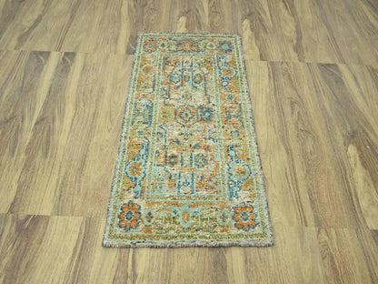 Oushak Oushak hand-knotted wool rug in Brown, 3' x 5'3" — SKU O077022 (view 2)
