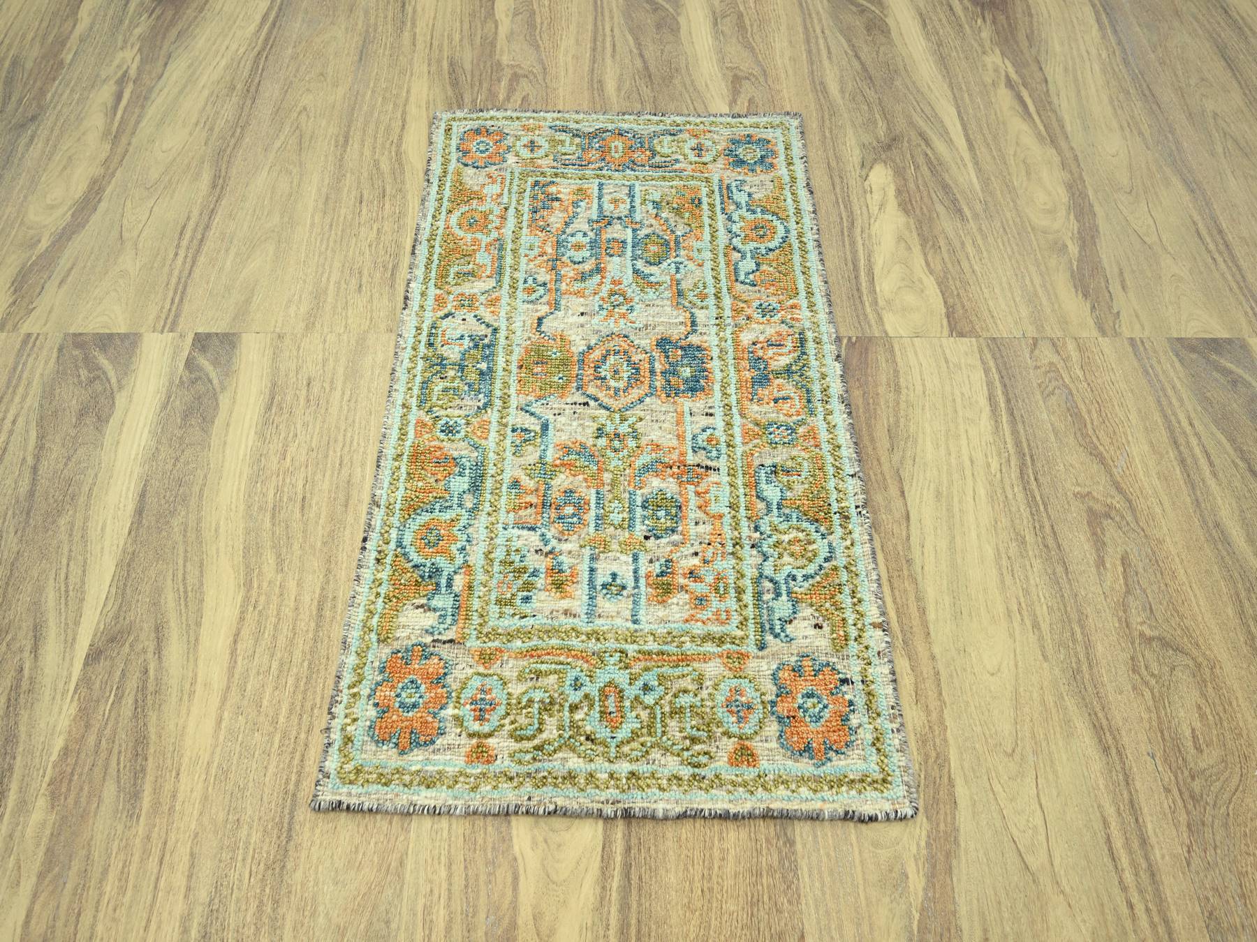 Oushak Oushak hand-knotted wool rug in Brown, 3'1" x 5'1" — SKU O077023 (view 2)