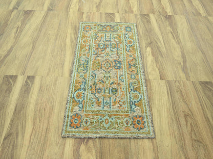 Oushak Oushak hand-knotted wool rug in Brown, 3' x 5'2" — SKU O077024 (view 2)