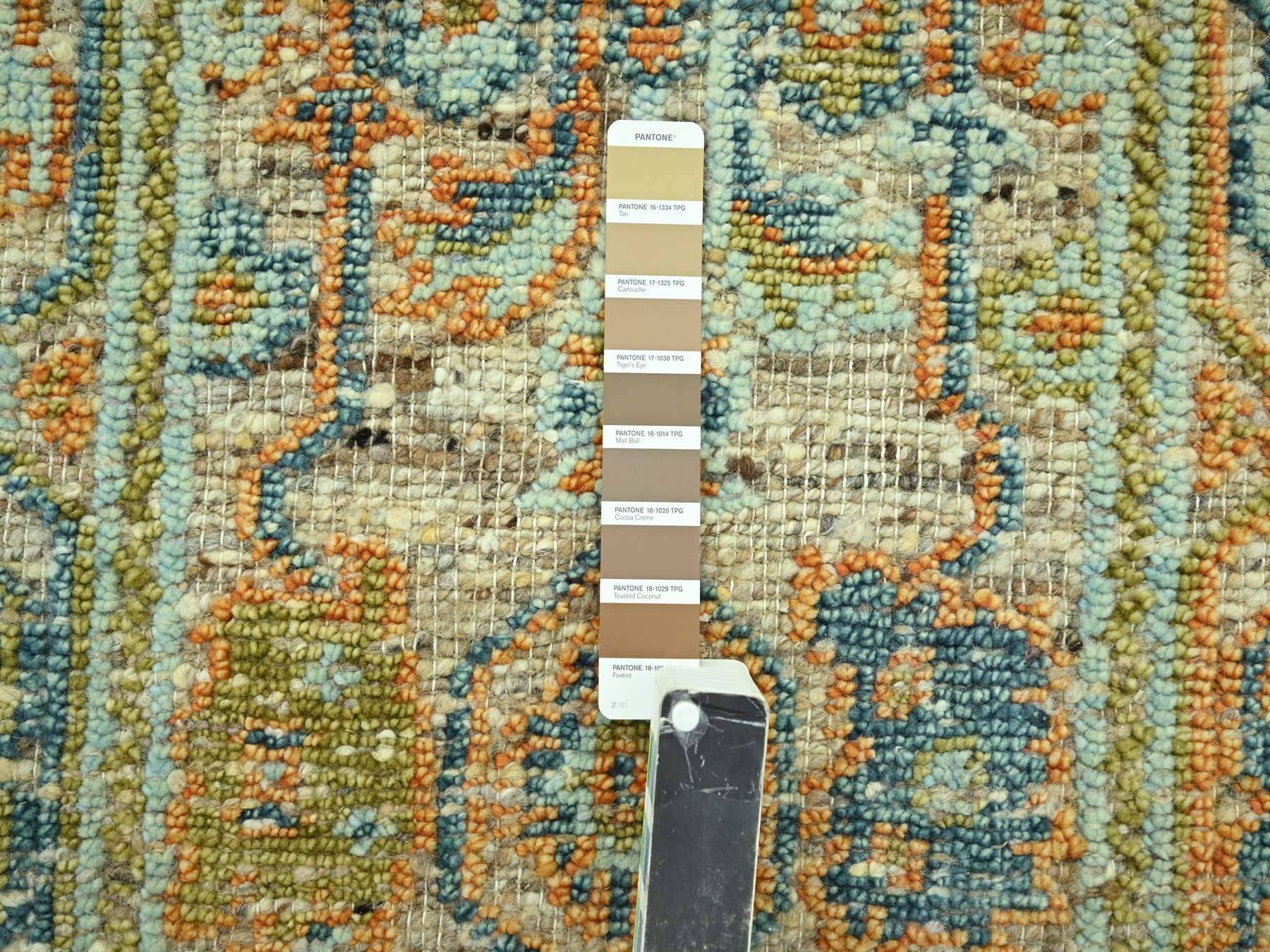 Oushak Oushak hand-knotted wool rug in Brown, 3' x 5'2" — SKU O077024 (view 4)