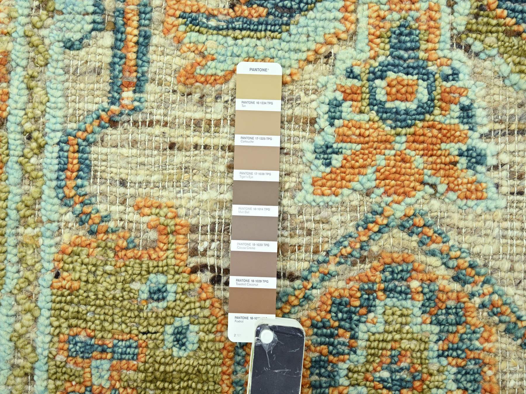 Oushak Oushak hand-knotted wool runner in Brown, 4'2" x 10'2" — SKU O077025 (view 4)