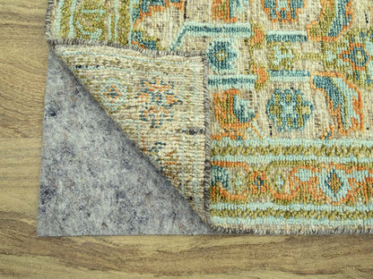 Oushak Oushak hand-knotted wool runner in Brown, 2'6" x 6' — SKU O077027 (view 3)