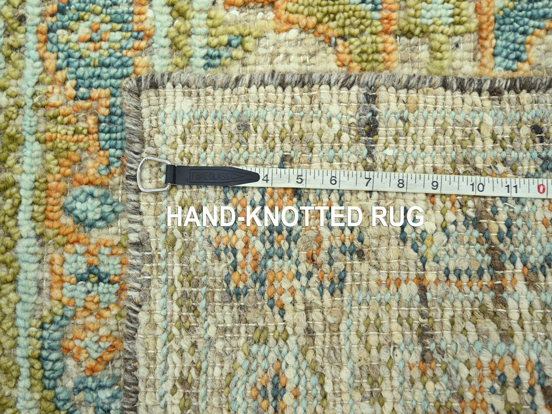 Oushak Oushak hand-knotted wool runner in Brown, 2'6" x 6' — SKU O077027 (view 7)