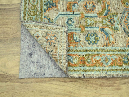 Oushak Oushak hand-knotted wool runner in Brown, 2'7" x 6'2" — SKU O077028 (view 3)