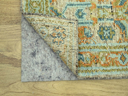 Oushak Oushak hand-knotted wool runner in Brown, 2'7" x 6'1" — SKU O077029 (view 3)