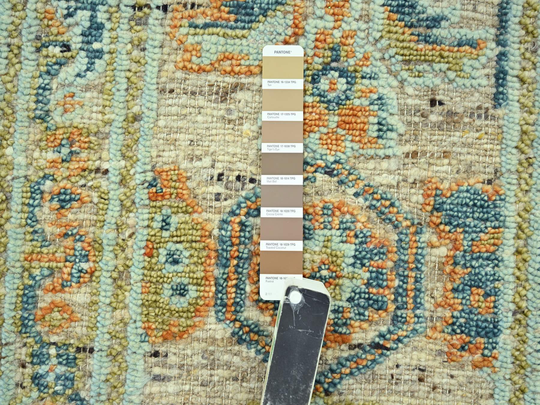 Oushak Oushak hand-knotted wool runner in Brown, 2'7" x 6'1" — SKU O077029 (view 4)