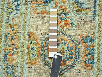 Oushak Oushak hand-knotted wool runner in Brown, 2'7" x 6'1" — SKU O077029 (view 4)