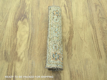 Oushak Oushak hand-knotted wool runner in Brown, 2'7" x 6'1" — SKU O077029 (view 5)