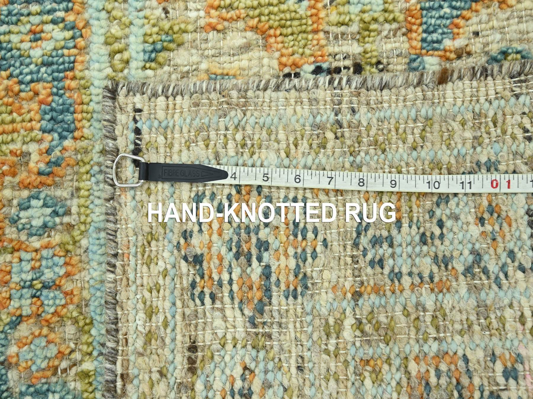 Oushak Oushak hand-knotted wool runner in Brown, 2'7" x 6'1" — SKU O077029 (view 7)