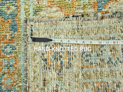 Oushak Oushak hand-knotted wool runner in Brown, 2'7" x 6'1" — SKU O077029 (view 7)