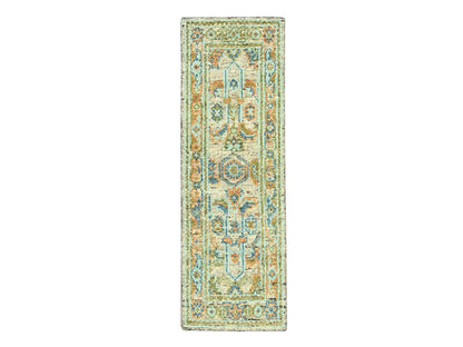 Oushak Oushak hand-knotted wool runner in Brown, 2'9" x 6'1" — SKU O077030