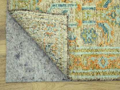 Oushak Oushak hand-knotted wool runner in Brown, 2'9" x 6'1" — SKU O077030 (view 3)