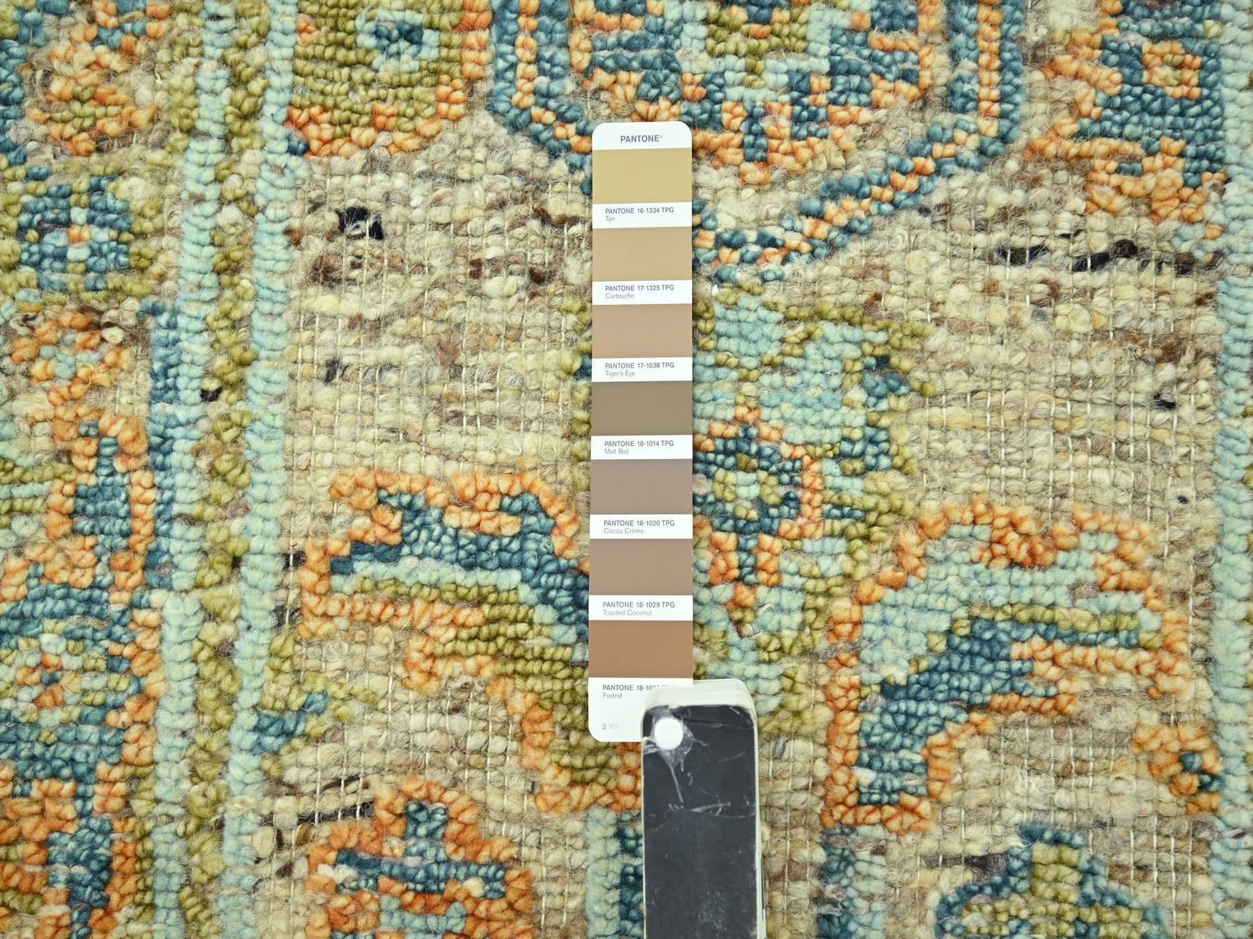 Oushak Oushak hand-knotted wool runner in Brown, 2'9" x 6'1" — SKU O077030 (view 4)