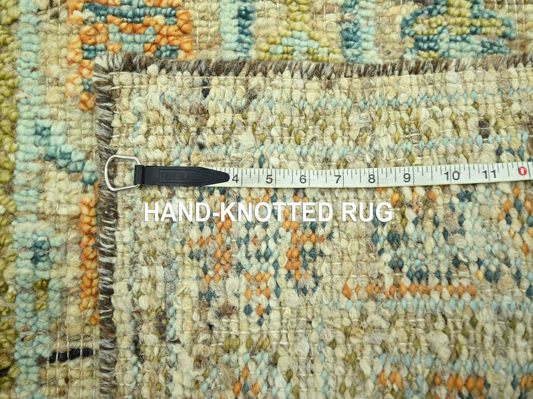 Oushak Oushak hand-knotted wool runner in Brown, 2'9" x 6'1" — SKU O077030 (view 7)