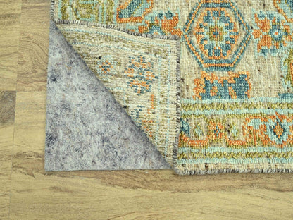 Oushak Oushak hand-knotted wool runner in Brown, 2'7" x 8' — SKU O077031 (view 3)