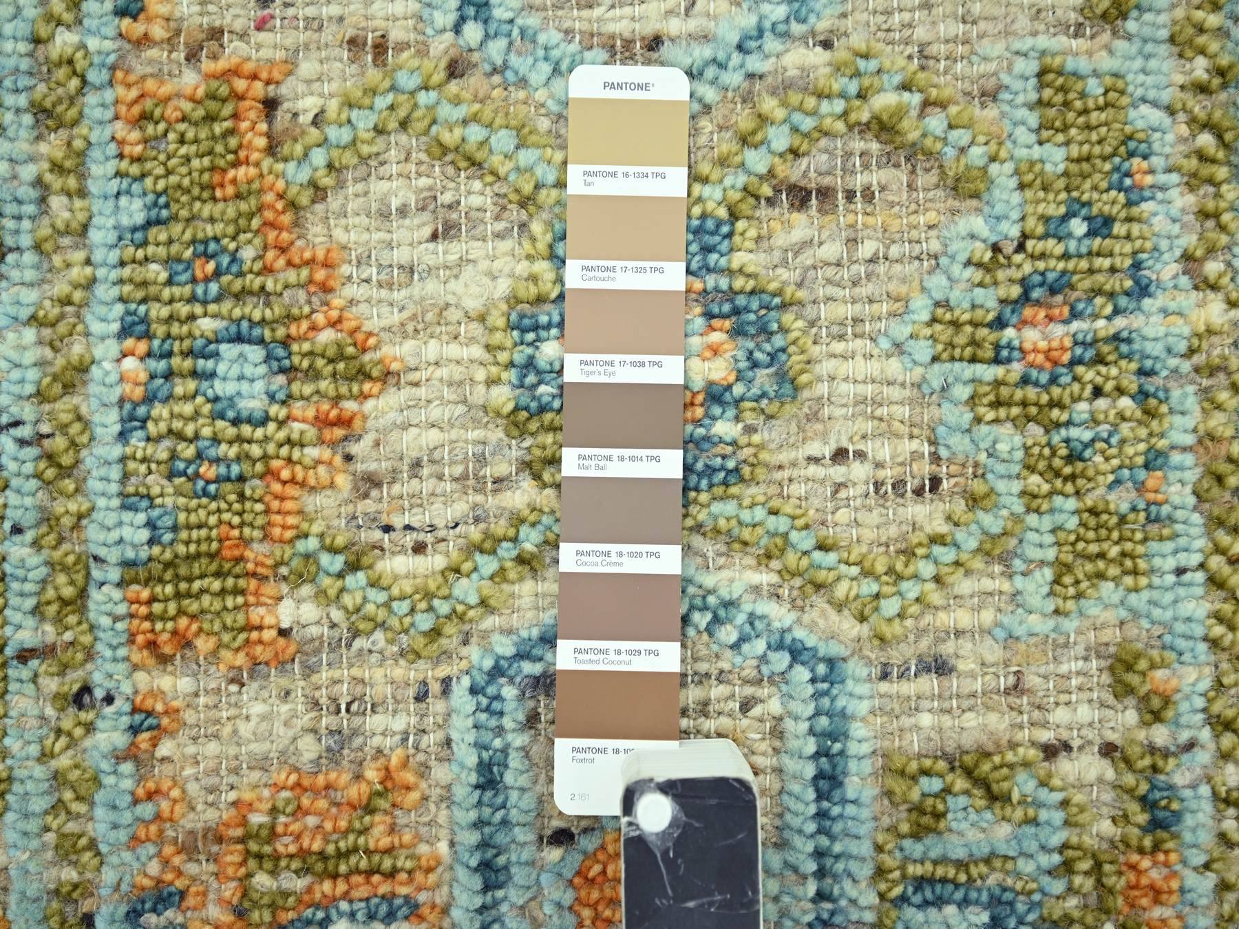 Oushak Oushak hand-knotted wool runner in Brown, 2'7" x 8' — SKU O077031 (view 4)