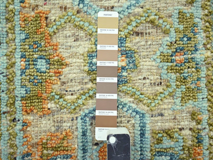Oushak Oushak hand-knotted wool runner in Brown, 2'7" x 8' — SKU O077031 (view 4)