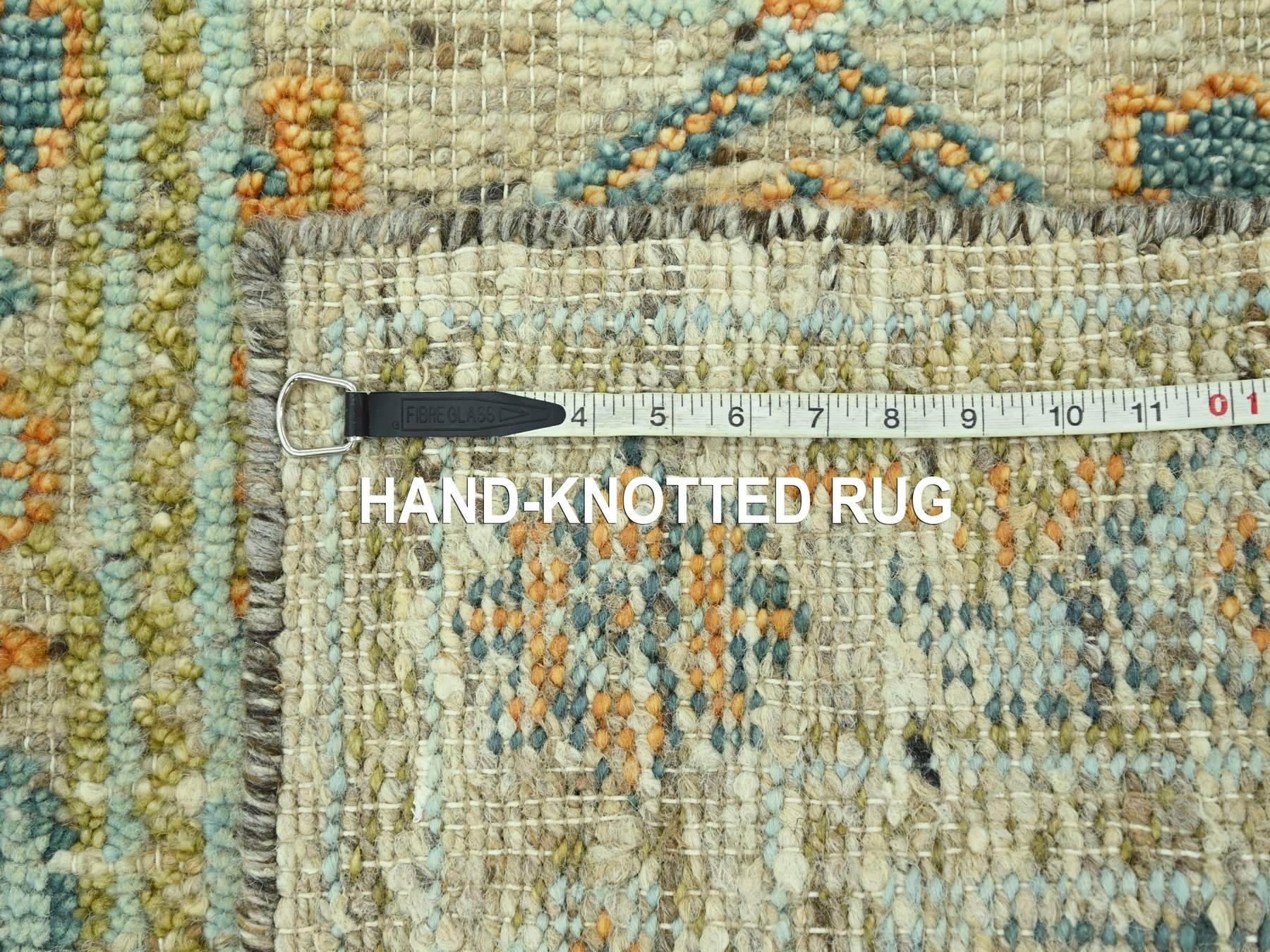 Oushak Oushak hand-knotted wool runner in Brown, 2'7" x 8' — SKU O077031 (view 7)