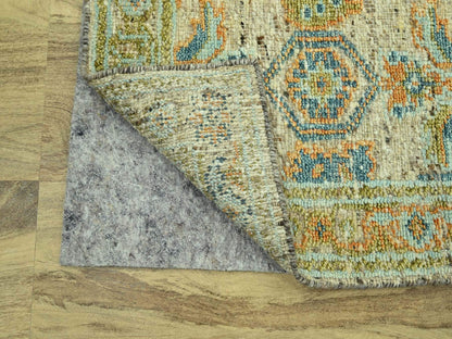 Oushak Oushak hand-knotted wool runner in Brown, 2'7" x 8'1" — SKU O077032 (view 3)