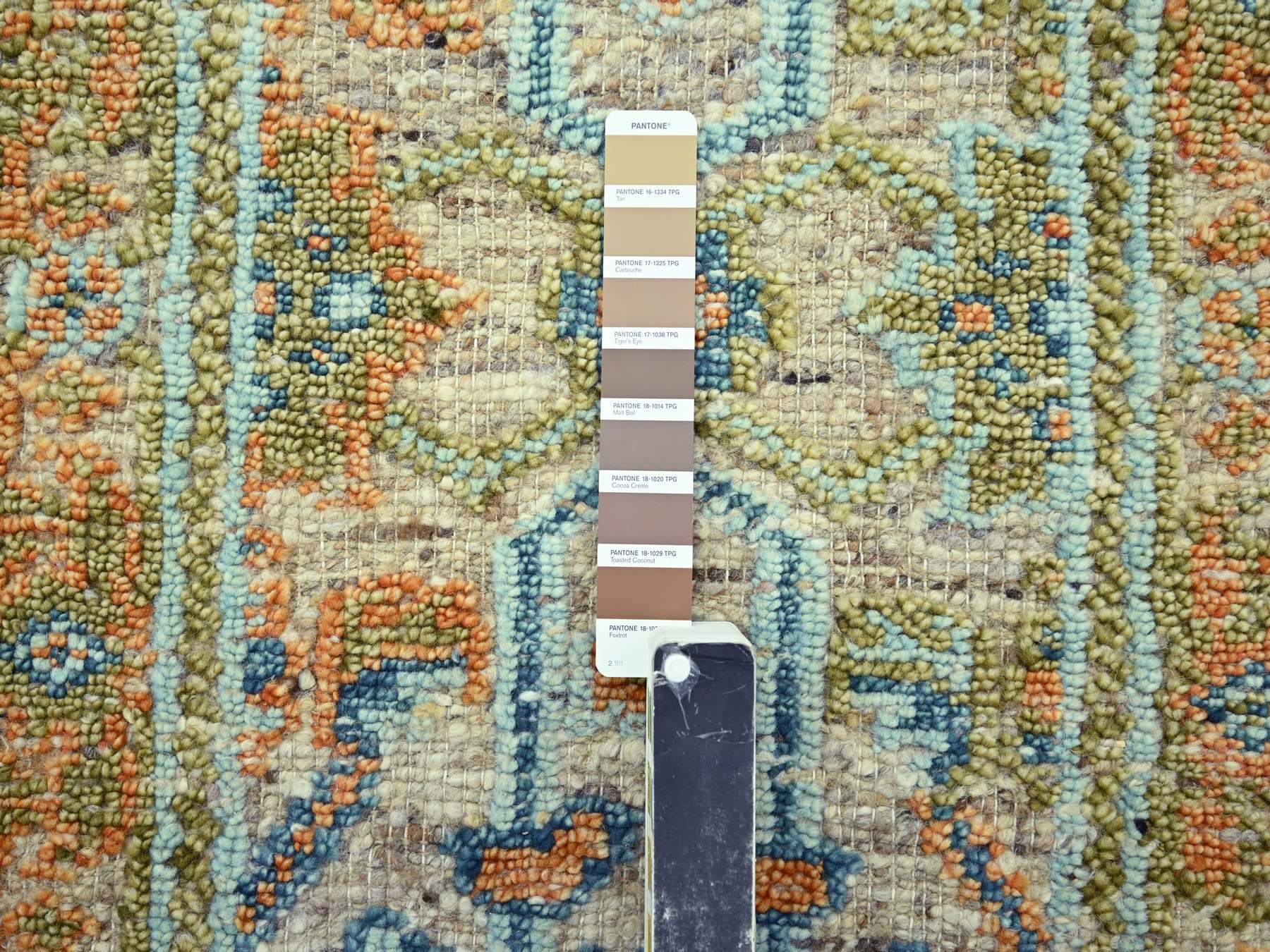 Oushak Oushak hand-knotted wool runner in Brown, 2'7" x 8'1" — SKU O077032 (view 4)