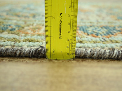 Oushak Oushak hand-knotted wool runner in Brown, 2'7" x 8'1" — SKU O077032 (view 6)