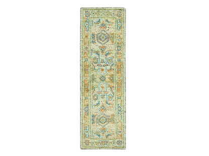 Oushak Oushak hand-knotted wool runner in Brown, 2'6" x 8' — SKU O077033