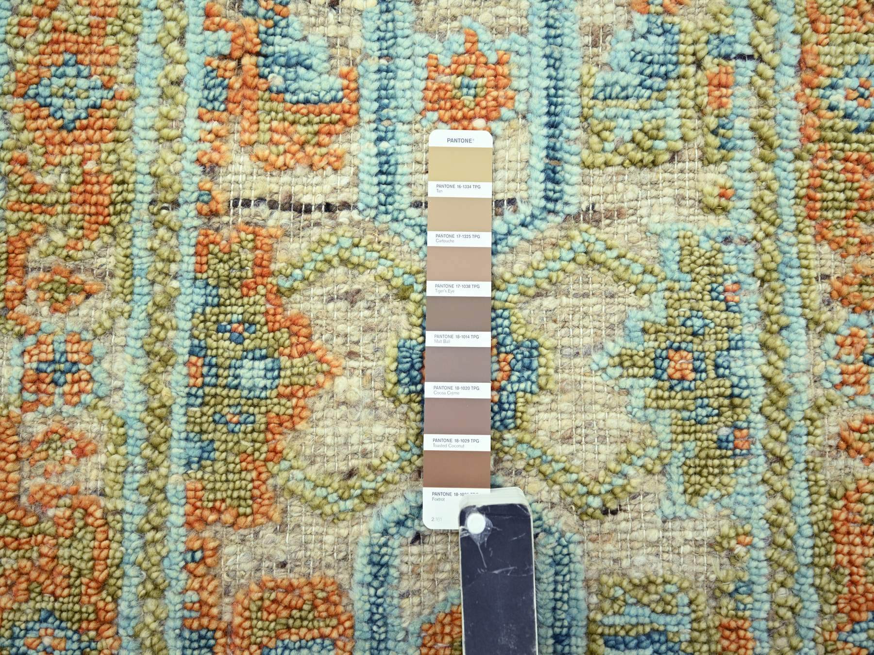 Oushak Oushak hand-knotted wool runner in Brown, 2'6" x 8' — SKU O077033 (view 4)