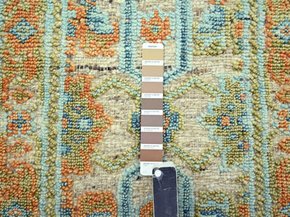 Oushak Oushak hand-knotted wool runner in Brown, 2'6" x 8' — SKU O077033 (view 4)