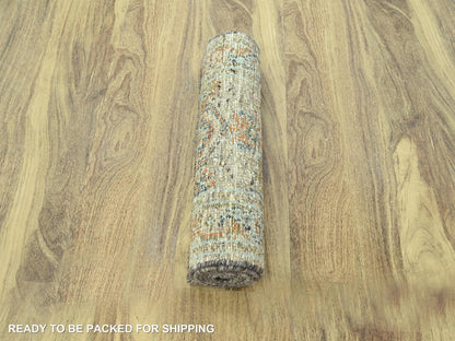 Oushak Oushak hand-knotted wool runner in Brown, 2'6" x 8' — SKU O077033 (view 5)