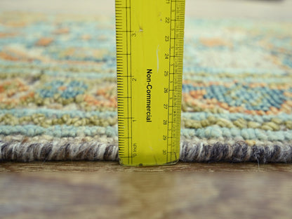 Oushak Oushak hand-knotted wool runner in Brown, 2'6" x 8' — SKU O077033 (view 6)