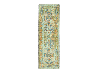 Oushak Oushak hand-knotted wool runner in Brown, 2'7" x 8'1" — SKU O077034