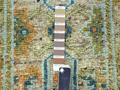 Oushak Oushak hand-knotted wool runner in Brown, 2'7" x 8'1" — SKU O077034 (view 4)