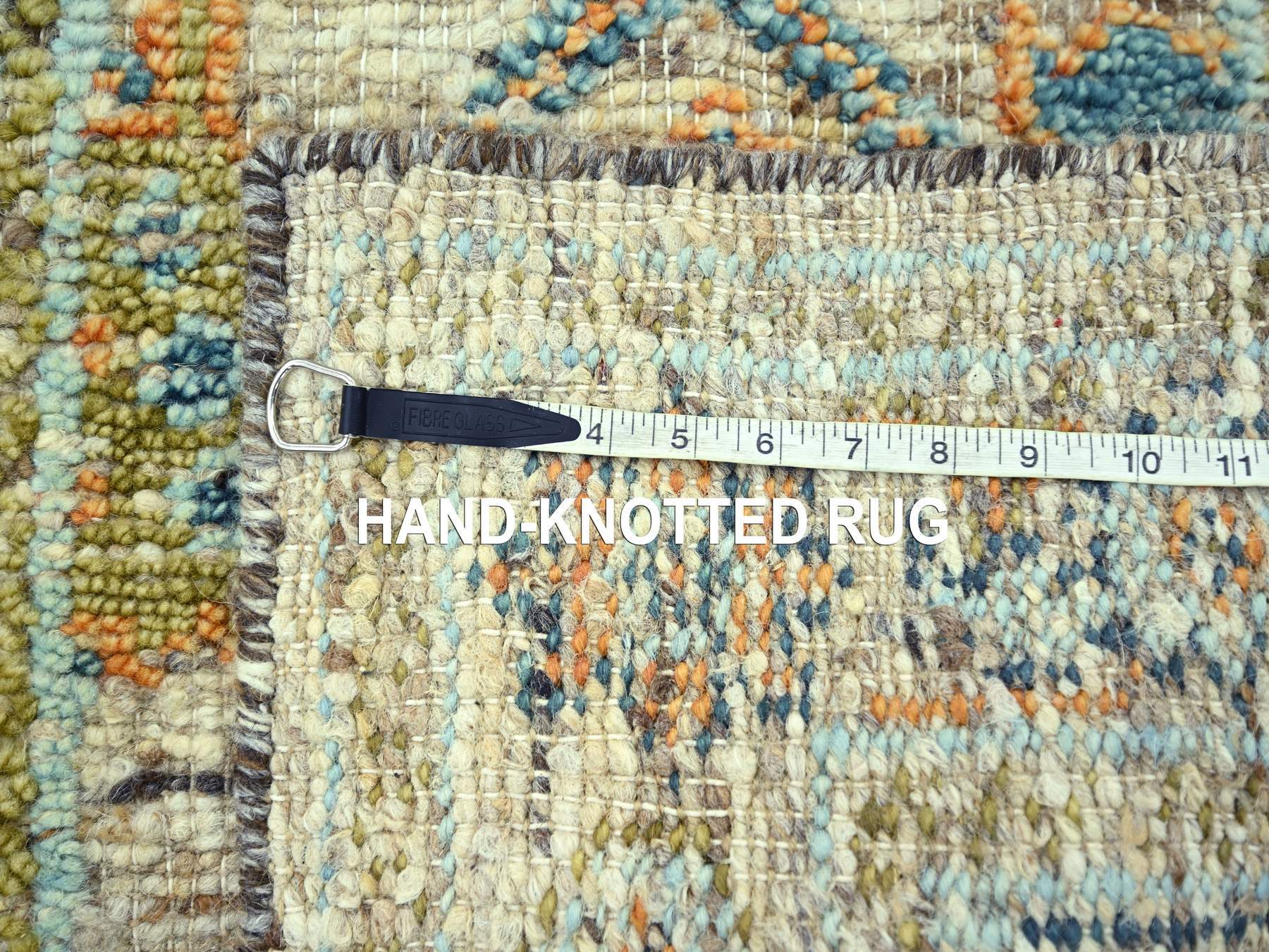 Oushak Oushak hand-knotted wool runner in Brown, 2'7" x 8'1" — SKU O077034 (view 7)