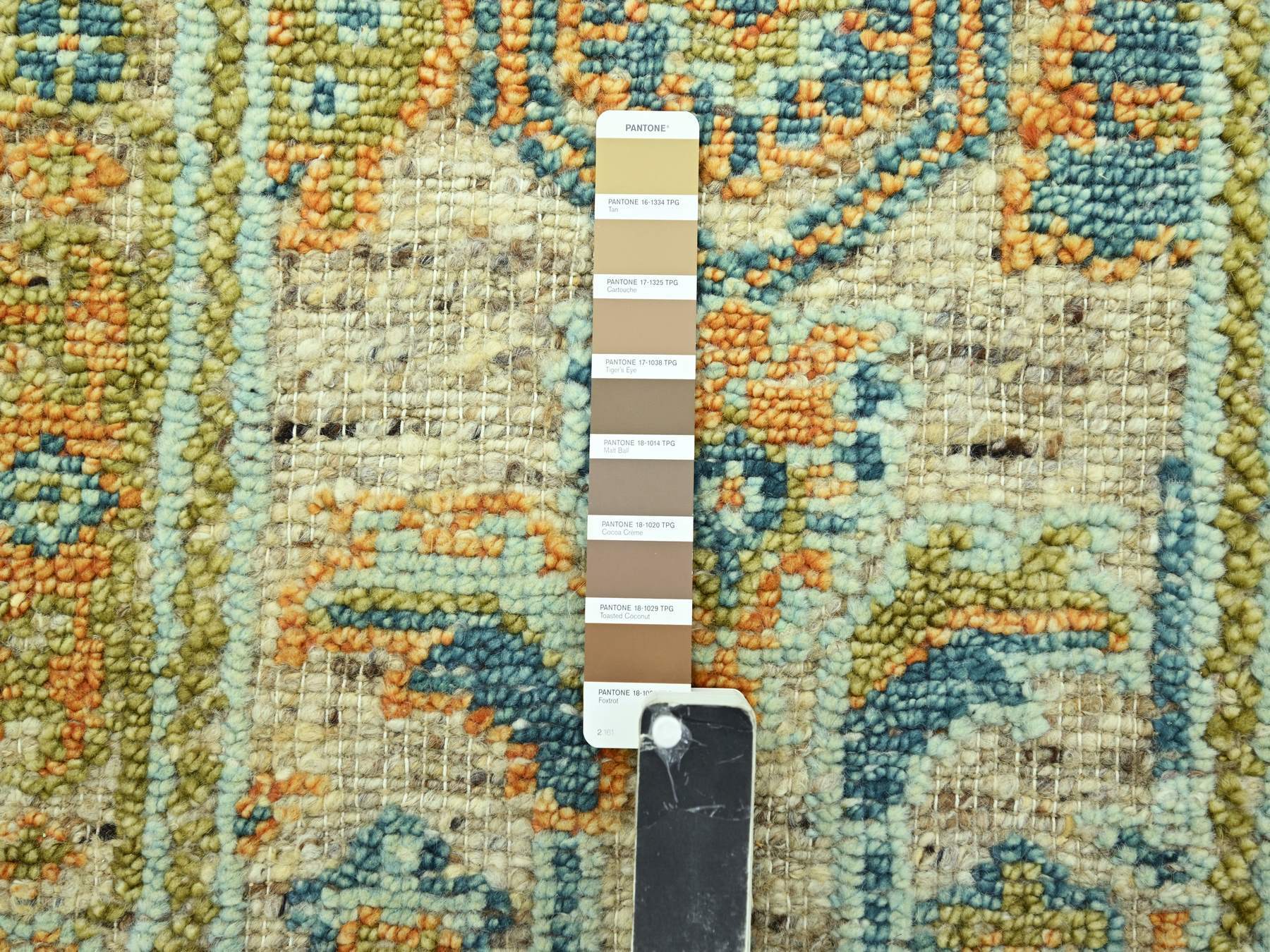 Oushak Oushak hand-knotted wool runner in Brown, 2'7" x 10' — SKU O077035 (view 4)