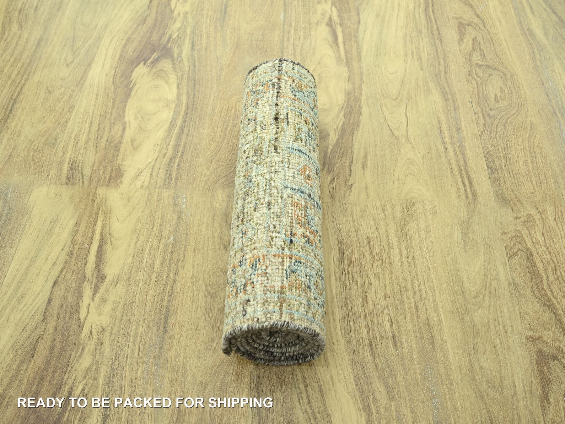 Oushak Oushak hand-knotted wool runner in Brown, 2'7" x 10' — SKU O077035 (view 5)