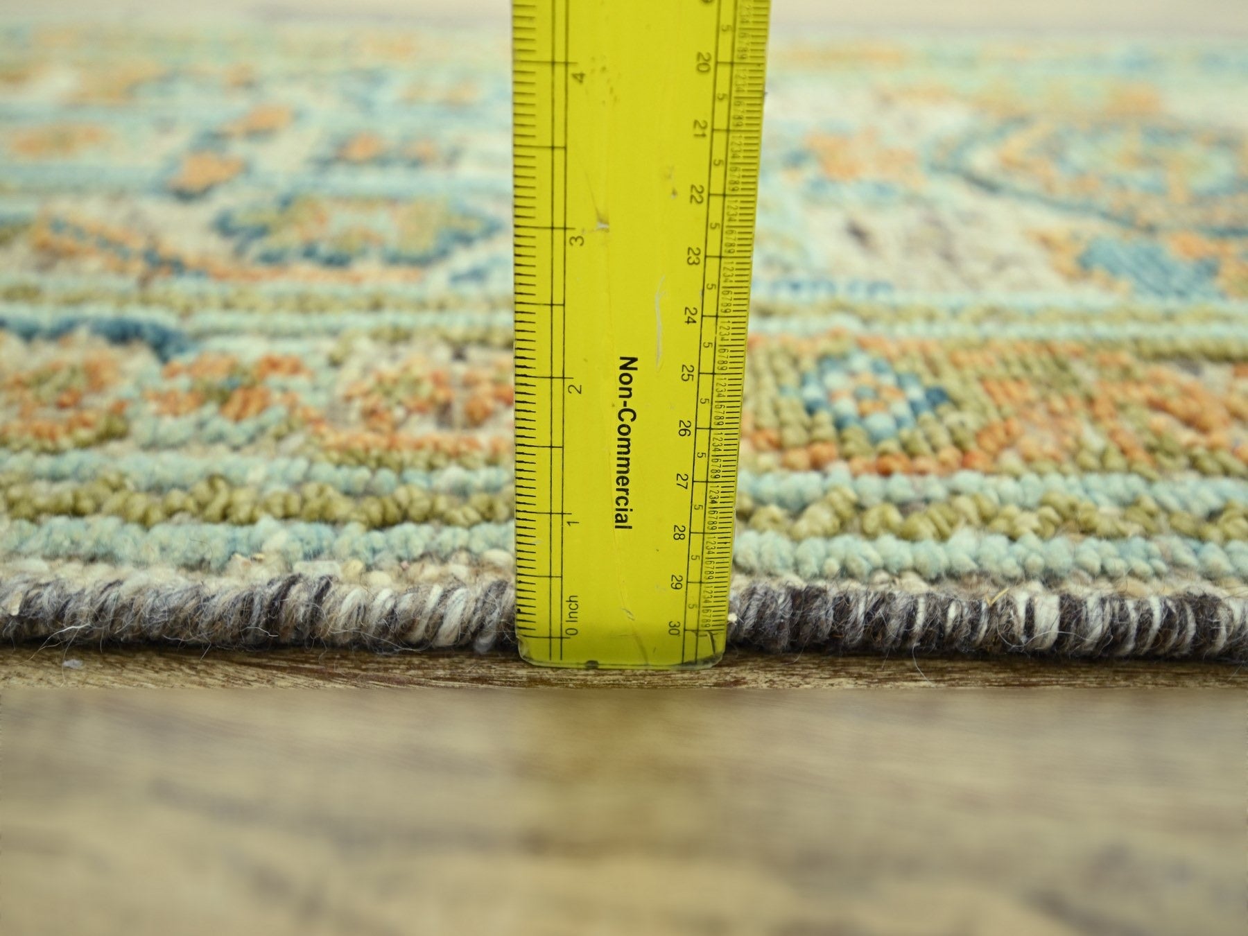 Oushak Oushak hand-knotted wool runner in Brown, 2'7" x 10' — SKU O077035 (view 6)