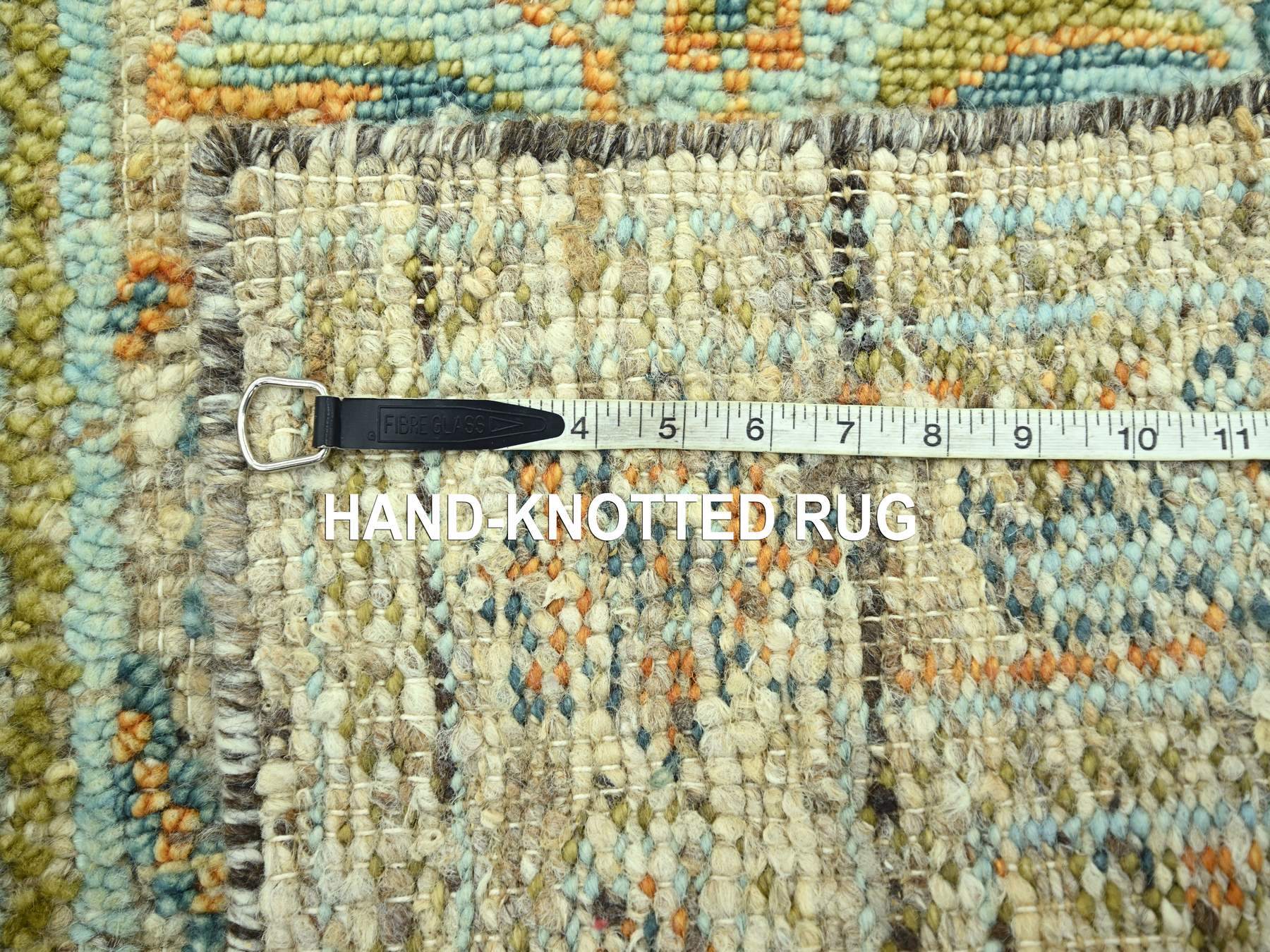 Oushak Oushak hand-knotted wool runner in Brown, 2'7" x 10' — SKU O077035 (view 7)