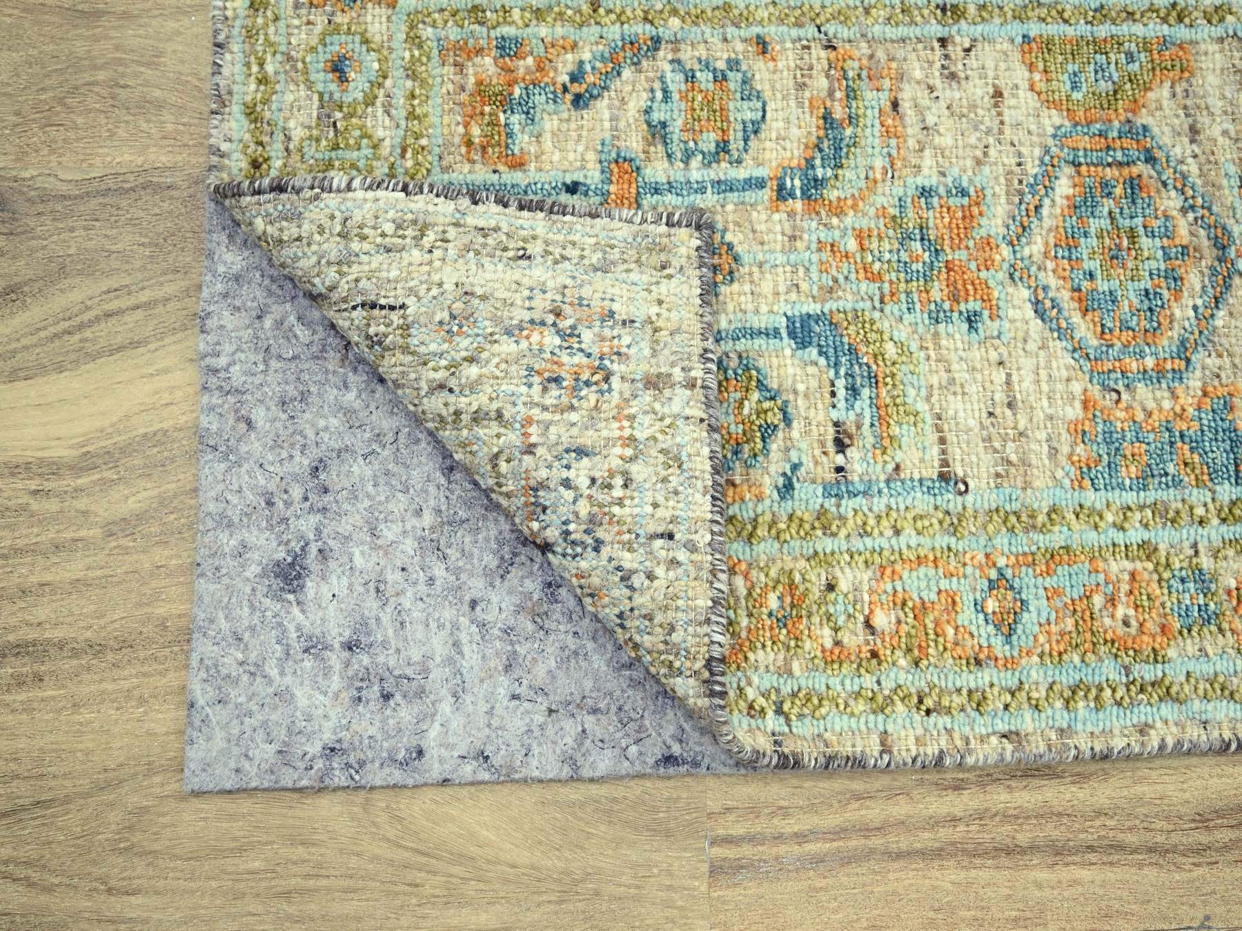 Oushak Oushak hand-knotted wool runner in Brown, 2'7" x 10'1" — SKU O077036 (view 3)