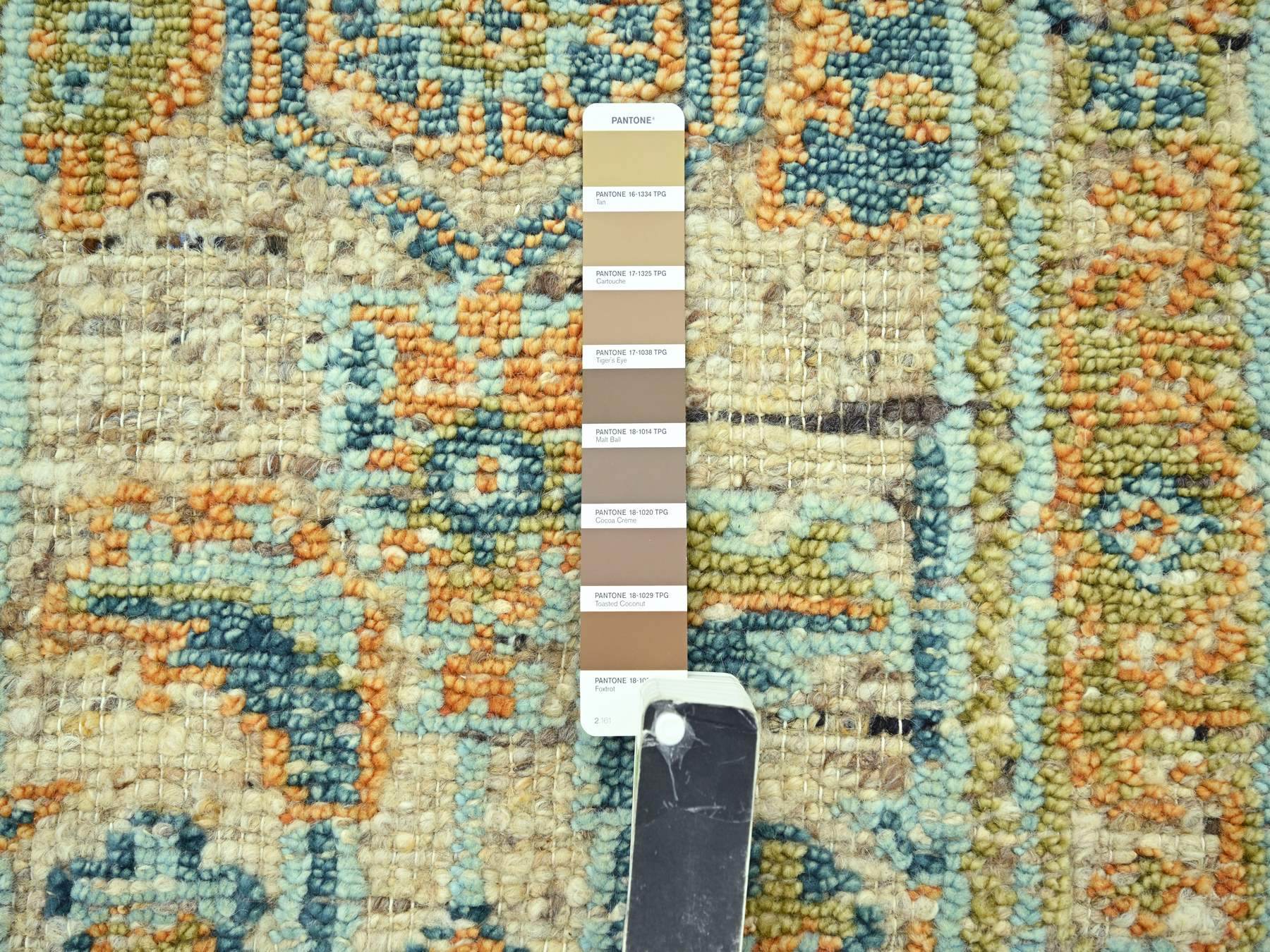 Oushak Oushak hand-knotted wool runner in Brown, 2'7" x 10'1" — SKU O077036 (view 4)