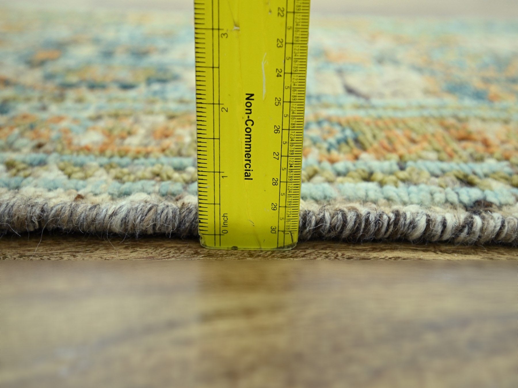 Oushak Oushak hand-knotted wool runner in Brown, 2'7" x 10'1" — SKU O077036 (view 6)