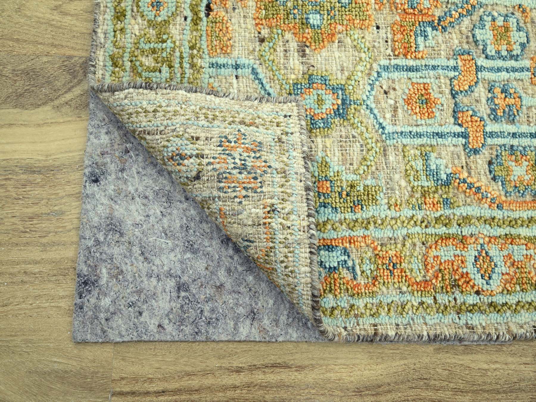 Oushak Oushak hand-knotted wool runner in Brown, 2'7" x 12' — SKU O077037 (view 3)