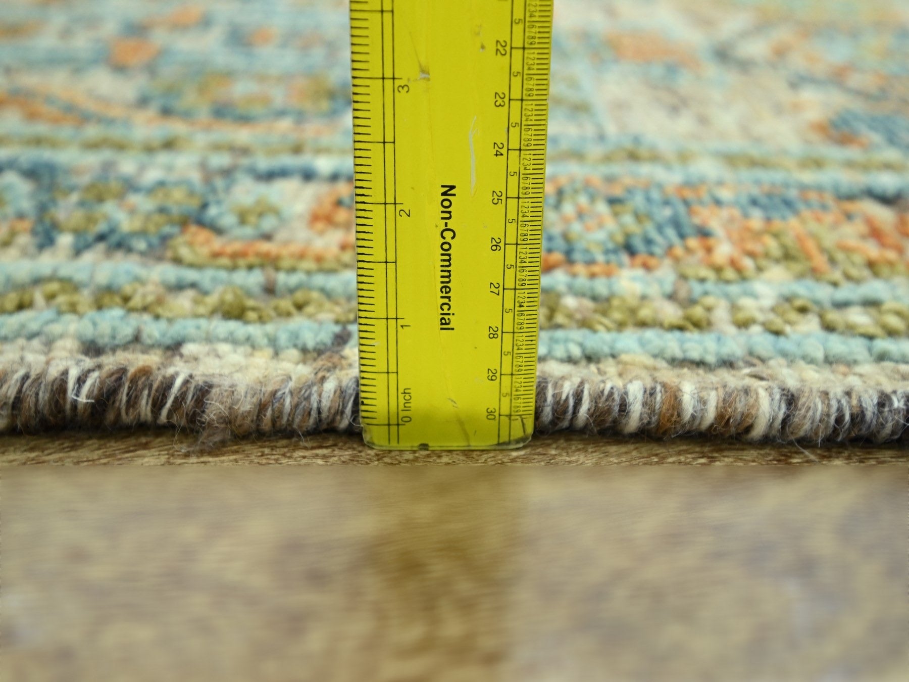 Oushak Oushak hand-knotted wool runner in Brown, 2'7" x 12' — SKU O077037 (view 6)