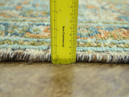 Oushak Oushak hand-knotted wool runner in Brown, 2'7" x 12' — SKU O077037 (view 6)